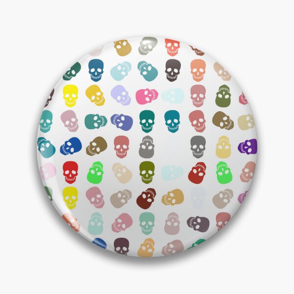 Item preview, Abstract Multi Color Skull Pattern  designed and sold by Pixel4Art.