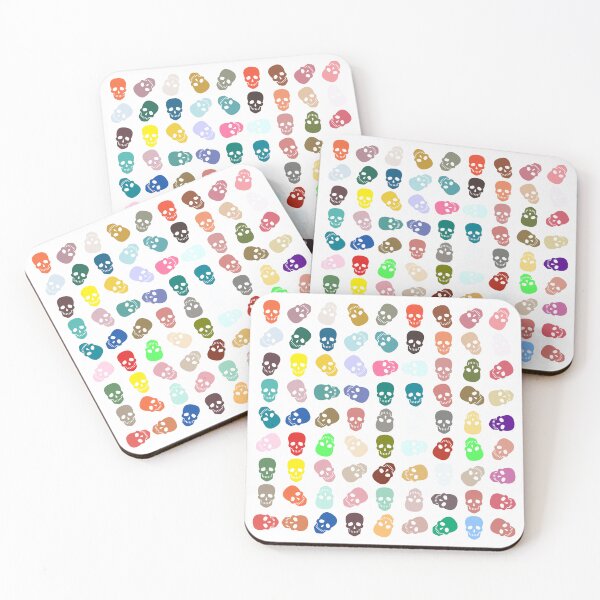 Item preview, Abstract Multi Color Skull Pattern  designed and sold by Pixel4Art.