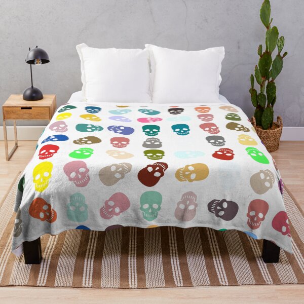 Item preview, Abstract Multi Color Skull Pattern designed and sold by Pixel4Art.