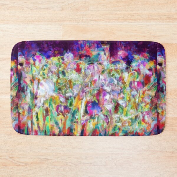 Item preview, Iris Springtime Garden Melody Carnival of Color designed and sold by JanineRileyArt.