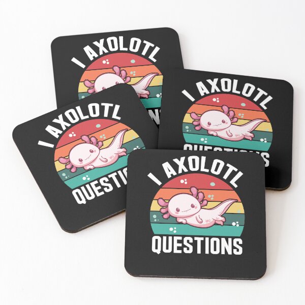 Item preview, I Axolotl Questions Sweet Axolotl Gift designed and sold by Lenny Stahl.