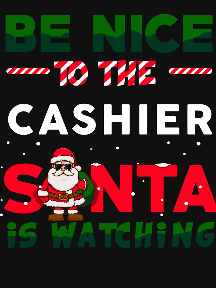 Cashier Funny Christmas Shirt Christmas Essential T-Shirt | Redbubble