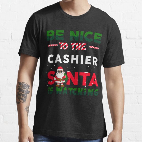 Cashier Funny Christmas Shirt Christmas Essential T-Shirt | Redbubble