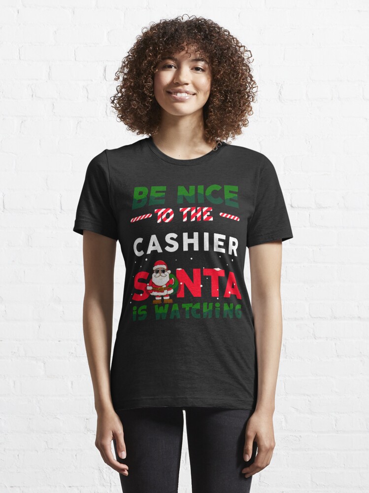 Cashier Funny Christmas Shirt Christmas Essential T-Shirt | Redbubble