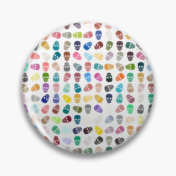 Item preview, Abstract Multi Color Skull Pattern  designed and sold by Pixel4Art.