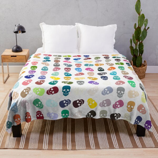 Item preview, Abstract Multi Color Skull Pattern designed and sold by Pixel4Art.
