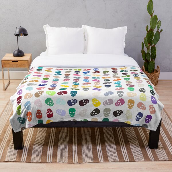 Item preview, Abstract Multi Color Skull Pattern  designed and sold by Pixel4Art.