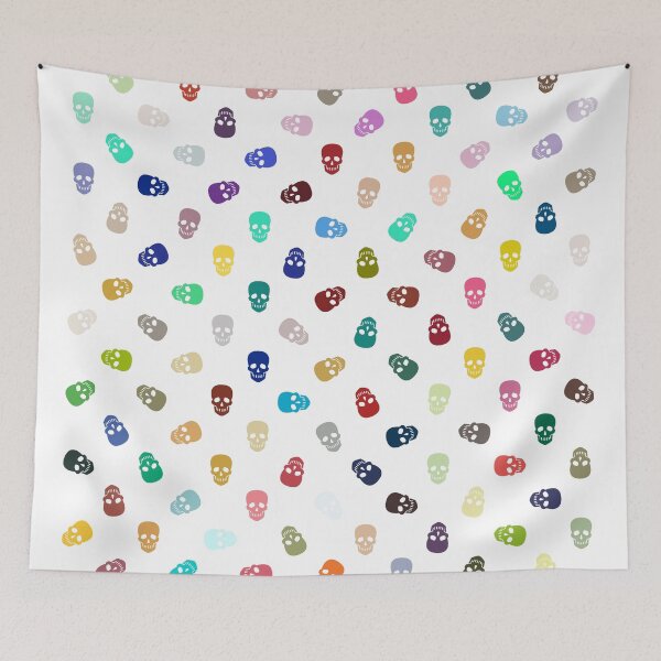 Item preview, Abstract Multi Color Skull Pattern  designed and sold by Pixel4Art.
