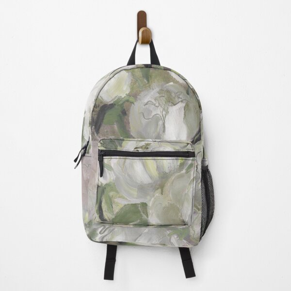 Item preview, Sady painterly florals in green designed and sold by blursbyai.