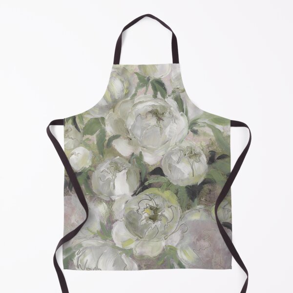 Item preview, Sady painterly florals in green designed and sold by blursbyai.