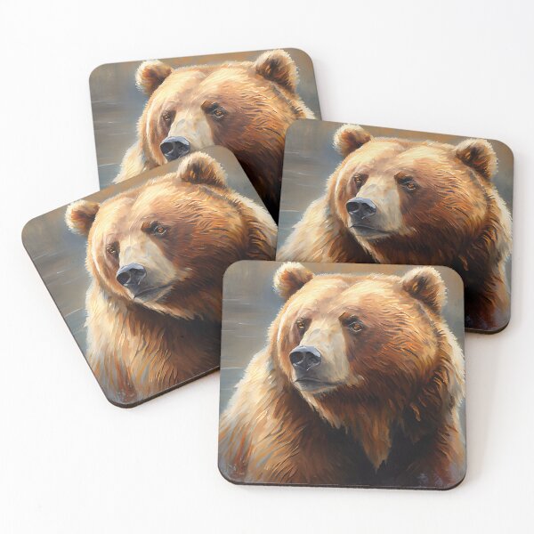 Item preview, Arctic Brown Bear - Oil Paint designed and sold by ABArtByAlexST.