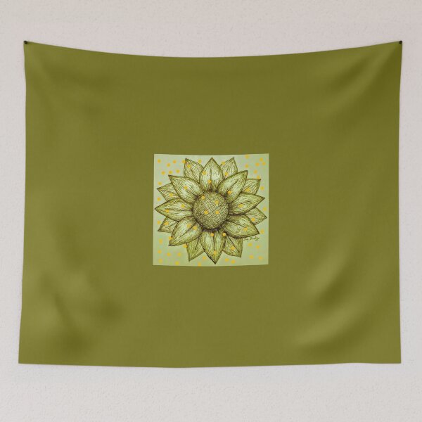 Item preview, Mossy sunfower designed and sold by Ivy-Bindig.