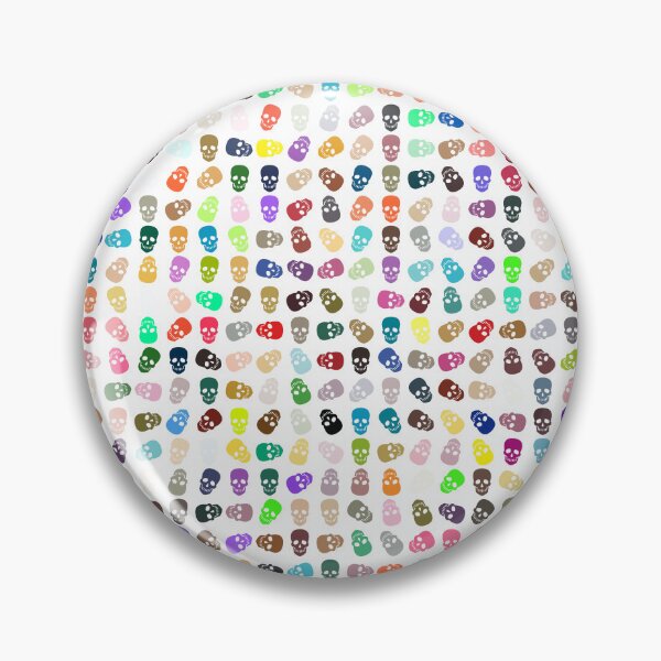 Item preview, Abstract Multi Color Skull Pattern  designed and sold by Pixel4Art.
