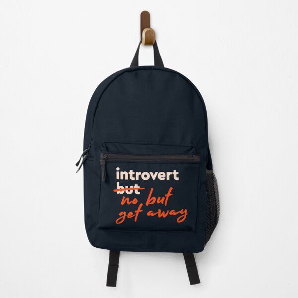 Item preview, introvert but... no but, get away | Funny Concept in Dark designed and sold by monkeybusiness.pt.