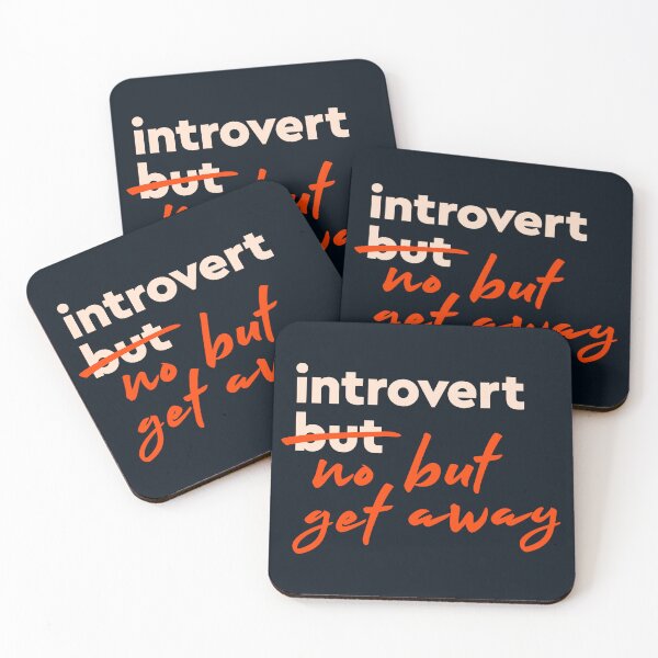 Item preview, introvert but... no but, get away | Funny Concept in Dark designed and sold by monkeybusiness.pt.