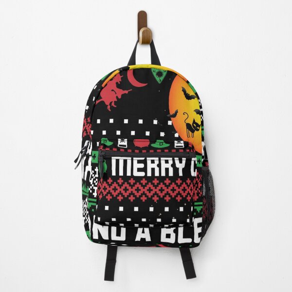 Item preview, Merry Christmas and a blessed Yule Funny Ugly Christmas Sweater Saying designed and sold by designsdetour.