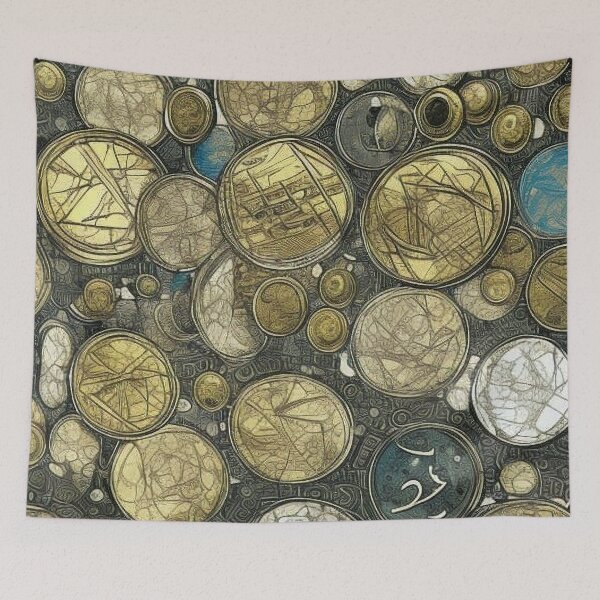 Item preview, Pattern, Coins Gold Silver and Bronze designed and sold by Canadamarsworks.