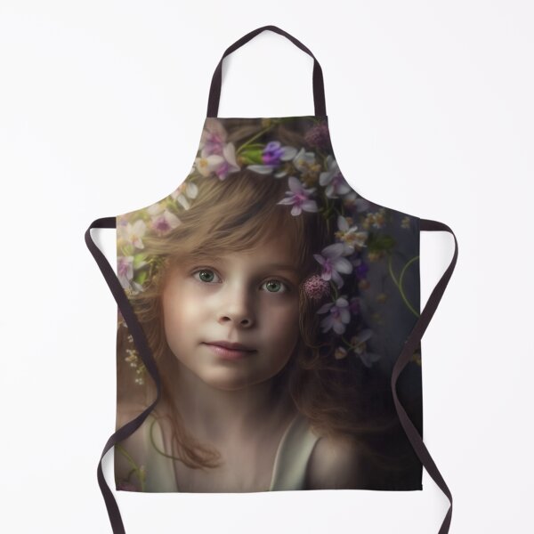 Item preview, A Young Girl Wearing A Garland of Flowers designed and sold by Daniel Leighton.