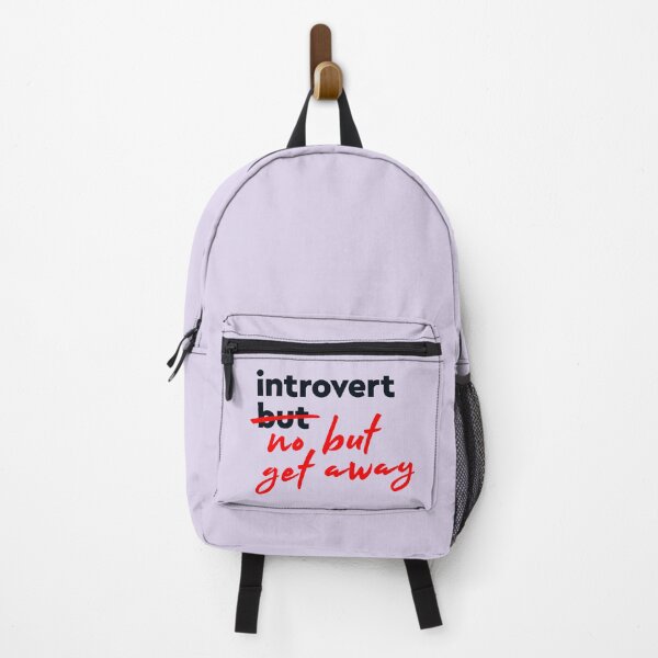 Item preview, introvert but... no but, get away | Funny Concept in Light designed and sold by monkeybusiness.pt.