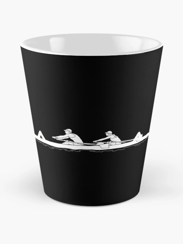 Thumbnail 2 of 4, Coffee Mug, Heartbeat Rowing Rower Rowing Boat Loves Boat Racing designed and sold by Nessshirts.