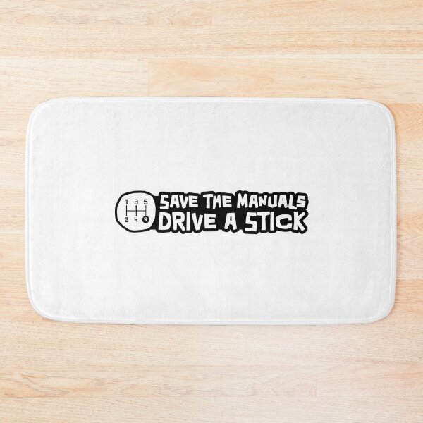 Item preview, Save the Manuals, Drive a Stick - Reverse on the bottom right designed and sold by ApexFibers.