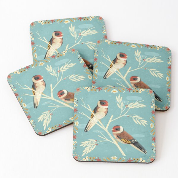 Item preview, goldfinches designed and sold by Chiki-Sanchez.