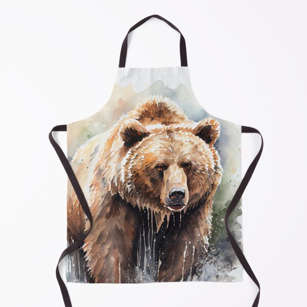 Item preview, Arctic Grizzly Bear - Watercolor Paint designed and sold by ABArtByAlexST.