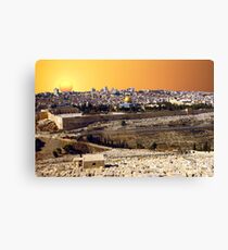 Jerusalem sunset Canvas Print