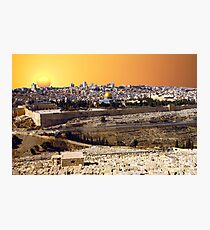Jerusalem sunset Photographic Print