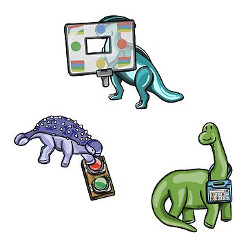 Artwork thumbnail, Inclusivedinos Communication Device/AAC Set 2 by InclusiveDinos
