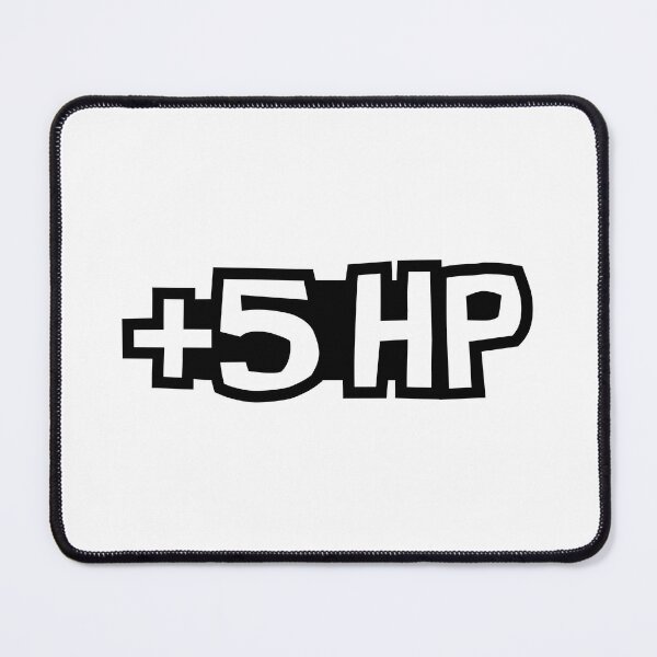 Item preview, Plus 5 Horsepower Sticker - Add horsepower to your car with a simple sticker designed and sold by ApexFibers.