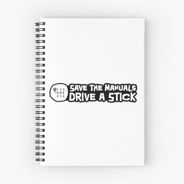 Item preview, Save the Manuals, Drive a Stick - Reverse on the top left designed and sold by ApexFibers.