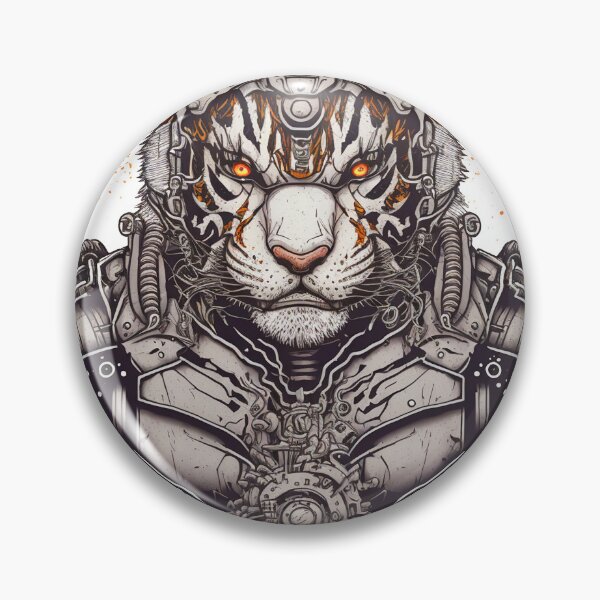 Item preview, Cyborg Tiger designed and sold by Ajolan.