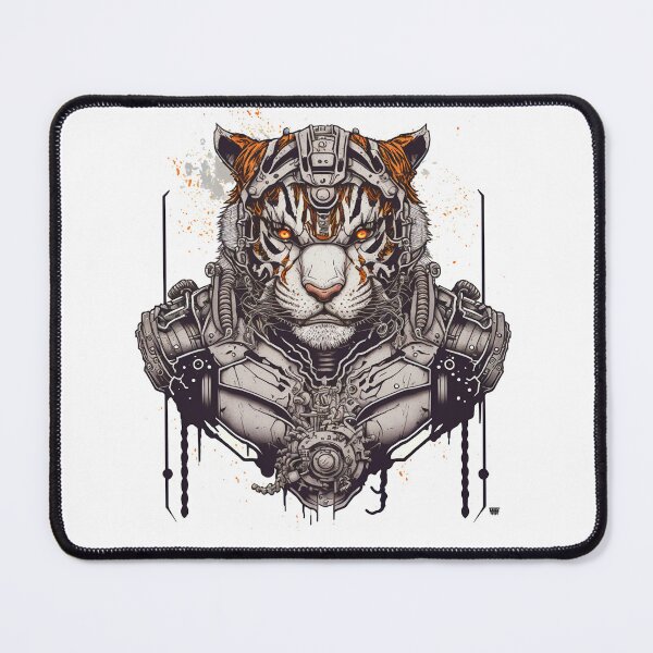 Item preview, Cyborg Tiger designed and sold by Ajolan.