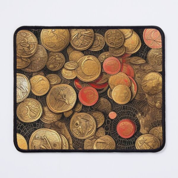 Item preview, Pattern, Coins Red Gold Silver and Bronze designed and sold by Canadamarsworks.
