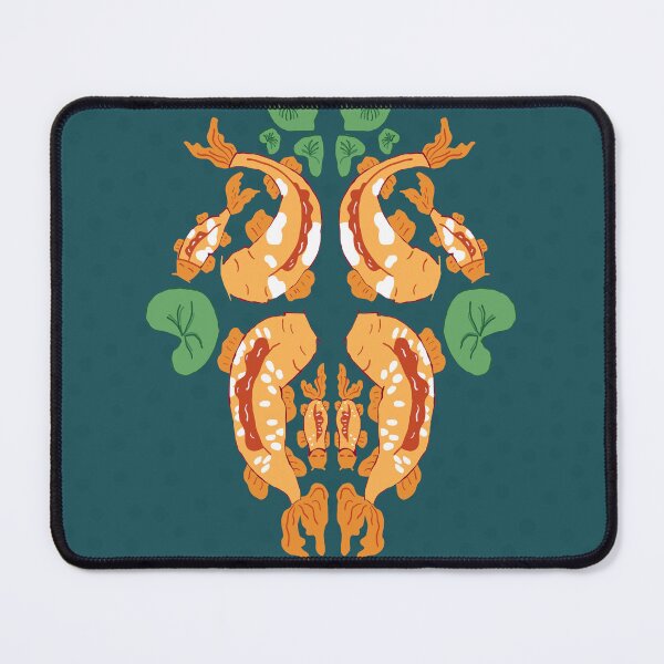 Item preview, Koi fish unity - orange, blue and green designed and sold by Ingrid Poole.