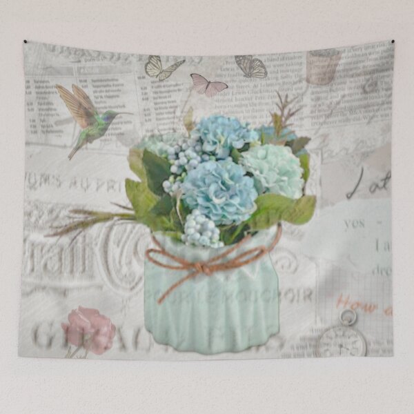 Artikelvorschau, Vintage-Blumenplakat entworfen und verkauft von Pretty-Bird.