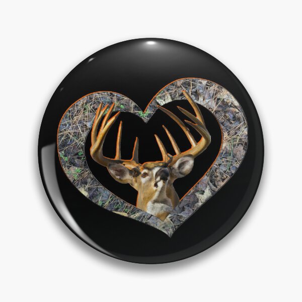 Item preview, Deer Hunting, Deer Hunter, Whitetail Buck Design, Deer Camo Heart designed and sold by LifeCrush.