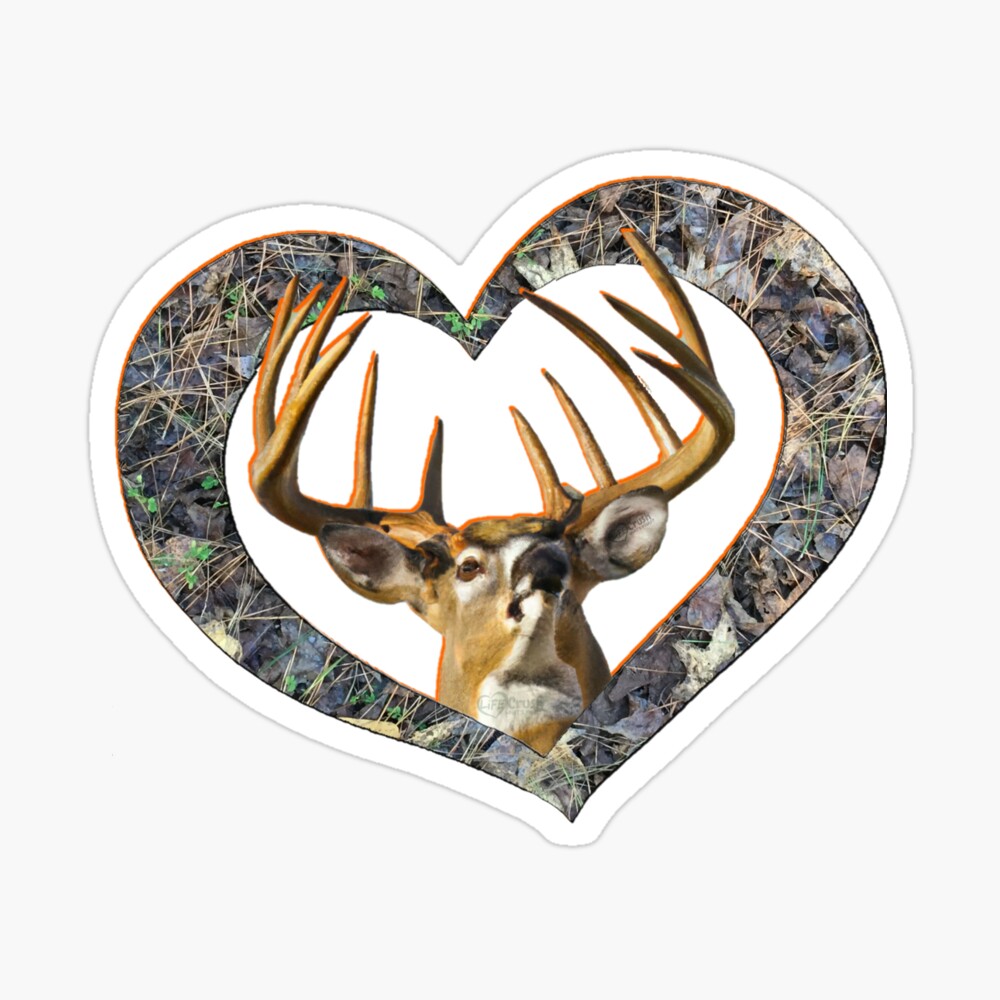 Camo Deer Hunt Camouflage Bucks Hunting Season Antlers Hunt Long Sleeve  T-Shirt