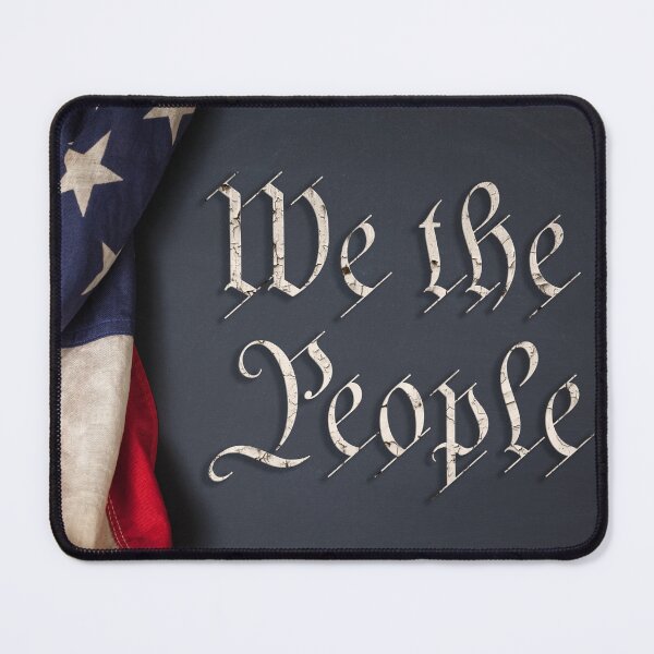Item preview, We the People on an American Flag designed and sold by Leslie Banks.