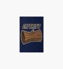 STAR TREK CAPTAINS LOG DESIGN -star trek rb partner program Art Board Print
