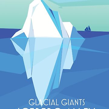 Artwork thumbnail, Glacial Giants - Iceberg Alley - Newfoundland by SomeGoodPaperCo