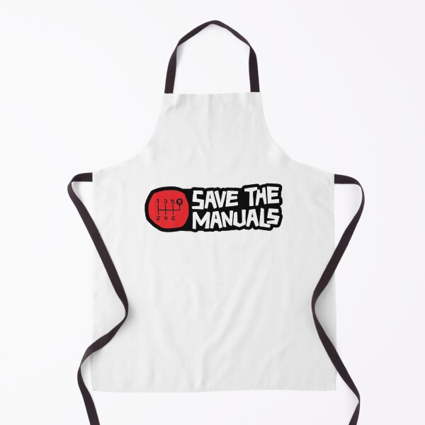 Item preview, Save the Manuals - Reverse on the top right - Red color designed and sold by ApexFibers.