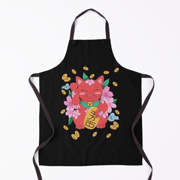 Item preview, Maneki neko with cerezo flower japanese  designed and sold by Natsukittyart.