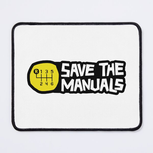 Item preview, Save the Manuals - Reverse on the top left - Yellow color designed and sold by ApexFibers.