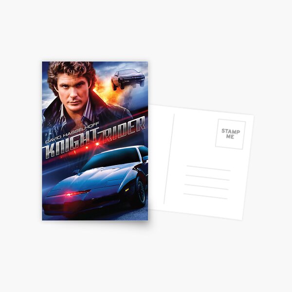 Knight Rider - Hasselhoff Postcard