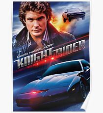 Knight Rider - Hasselhoff Poster