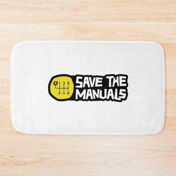 Item preview, Save the Manuals - Reverse on the top left - Yellow color designed and sold by ApexFibers.