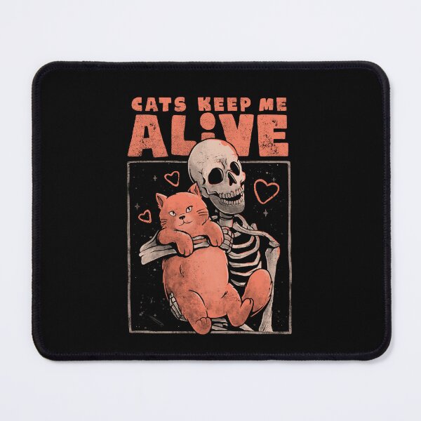 Item preview, Cats Keep Me Alive - Dead Skull Evil Gift designed and sold by EduEly.