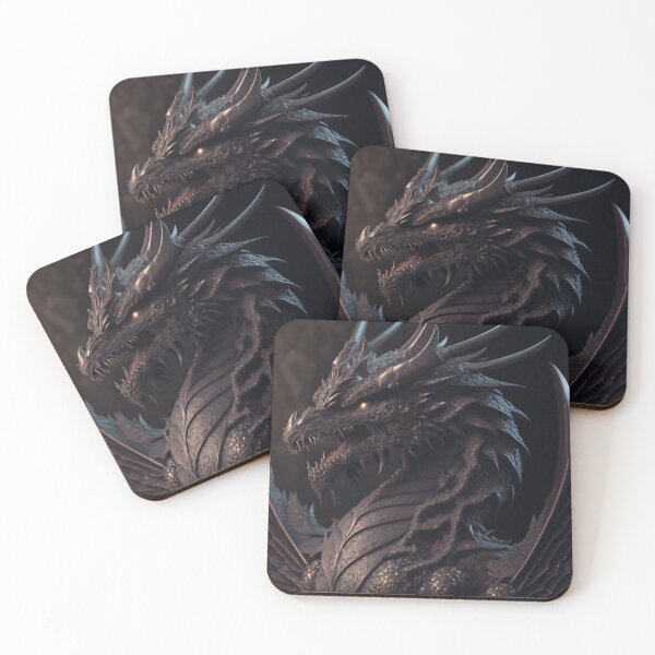 Item preview, Ai Generated Art - Ornate Dark Fantasy Dragon designed and sold by BogoAi.